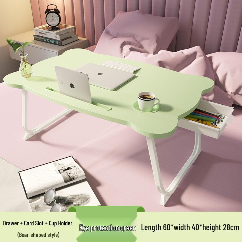 Compact Foldable Bedside Laptop Desk for Dorms and Rentals