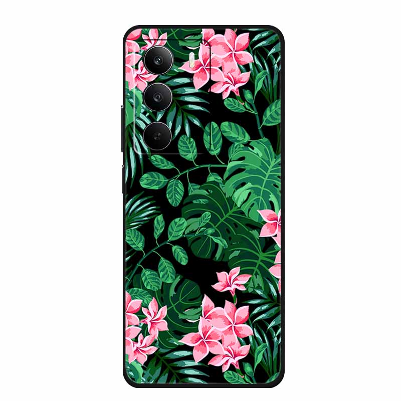 For Realme Narzo 80 Lite 5G Case Narzo80 Lite Coque Cartoon Cat TPU Black Silicone Soft Phone Case For Realme Narzo 80Lite Funda