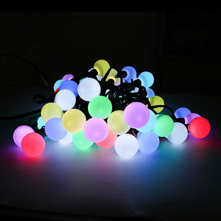 G40 Bulb String Light Holiday Outdoor Waterproof LED White Ball Lamp Flow Flicker RGB Party Wedding Christmas Decoration Light