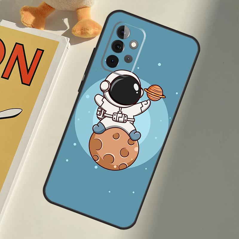 Star Astronaut Cute For Samsung Galaxy A15 A55 A35 A53 A33 A13 A36 A56 A26 A16 A22 A32 A52 A54 A34 A05 A06 Case