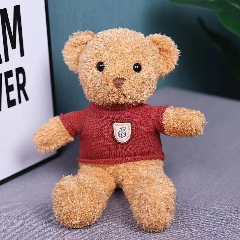 Cute Seaweed Bear Doll Doll Rag Doll Hug Bear Plush Toy Girl Gift Birthday Gift