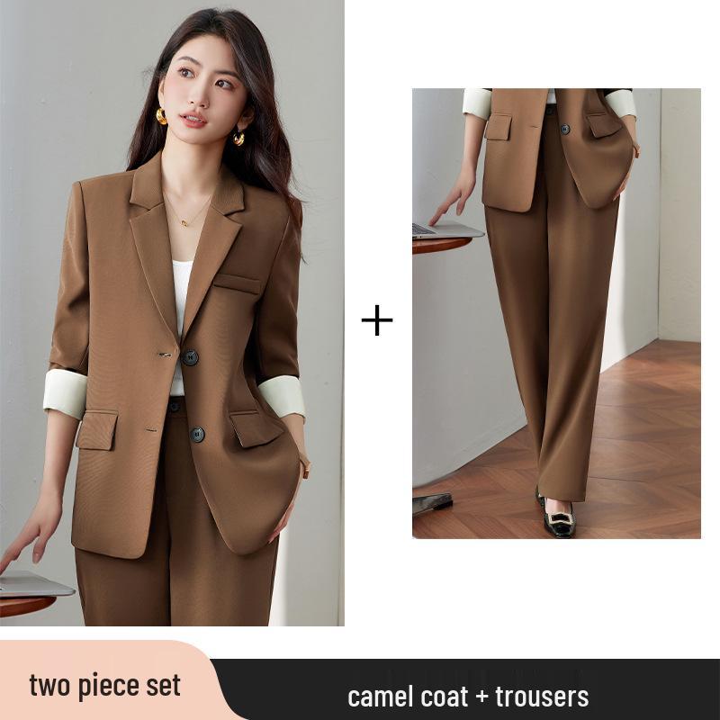 Women's 2025 Professional Temperament Blazer Set - New Spring & Autumn High-End Workwear Style