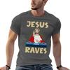 Funny Dj Jesus Raves Tshirt Unisexs Graphic T Shirts T Shirts For Unisex Cotton Funny G Unisex T Shirts For Unisex Tshirt