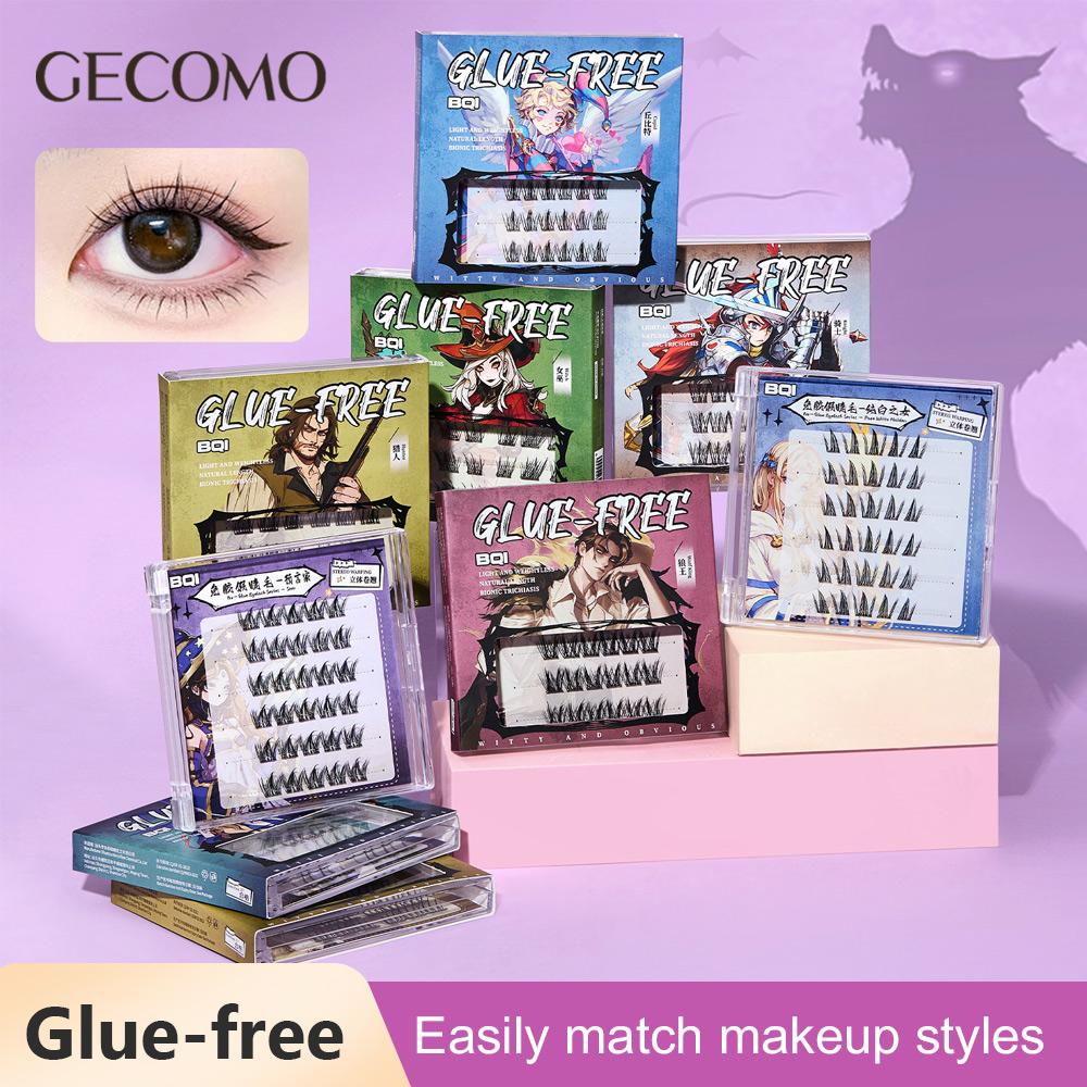 Natural Curling Pre-Glued Eyelashes Soft&Lightweight Various Styles Fluffy Self Adhesive Lash