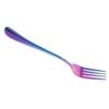 Fork Stainless Steel Western Style Tableware Flatware Suitable for Restaurant Kitchen HomeRainbow Colors