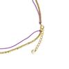 Collier - LUXENTER - Kapac - Argent 925 - Cristal Multicolore - Or 18k