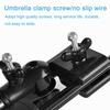 Conector Umbrelă Telescopic Pliabil Metalic Suporturi Umbrelă Reglabile pentru Scaun cu Rotile