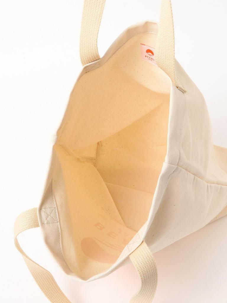 Beams Japan Campus Bag, evergreen works Custom Logo Tote Bag, Ink Black, Free Size