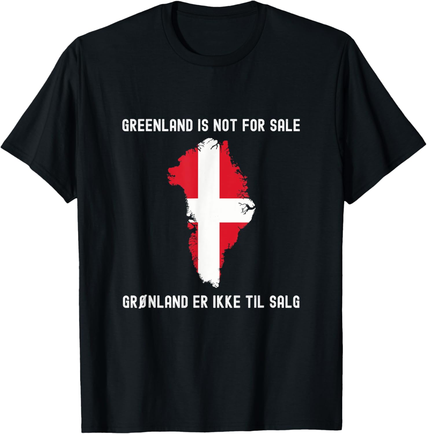 Denmark Greenland Not For Sale Translation Denmark Flag T-Shirt S разноцветный