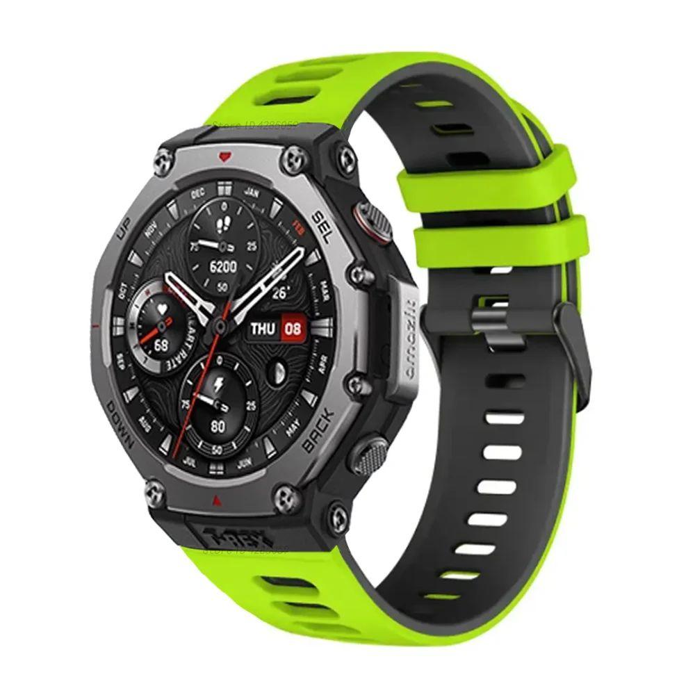 Sportovní řemínek pro chytré hodinky Amazfit T-Rex 3 Měkký prodyšný silikonový náramek pro Huami Amazfit T Rex 3 Řemínek