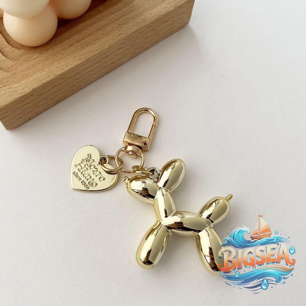 Hund Nyckelring, Par Nyckelring, Personlig Väskberlock, Mörk Cool Damhänge, Födelsedagspresent