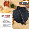 Presse à Tortilla pour Tortillas Mexicaines en Fonte HD 20cm, Pataconera Victoria 34214 Noir 34214