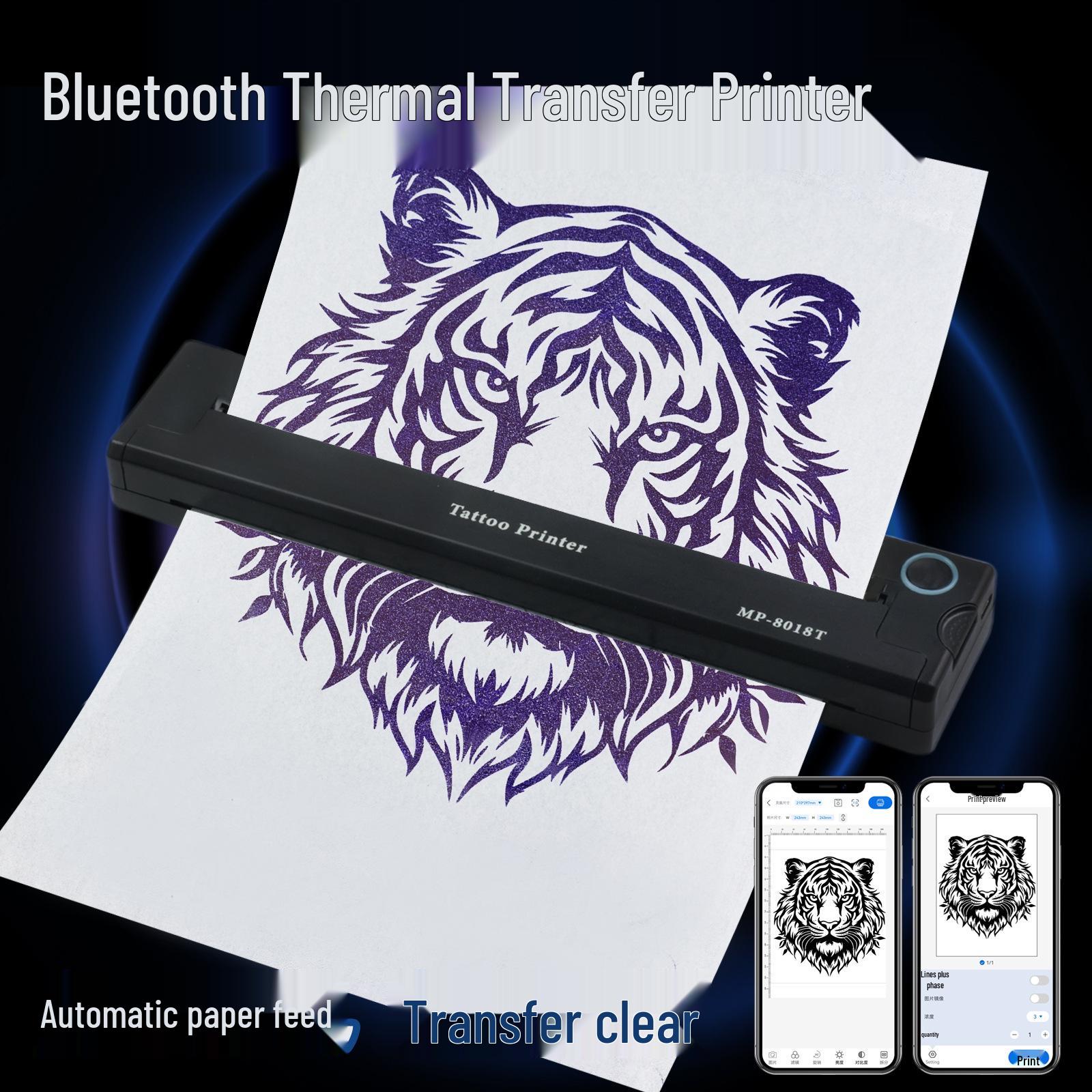 

Bluetooth Tattoo Printer & Transfer Machine Kit