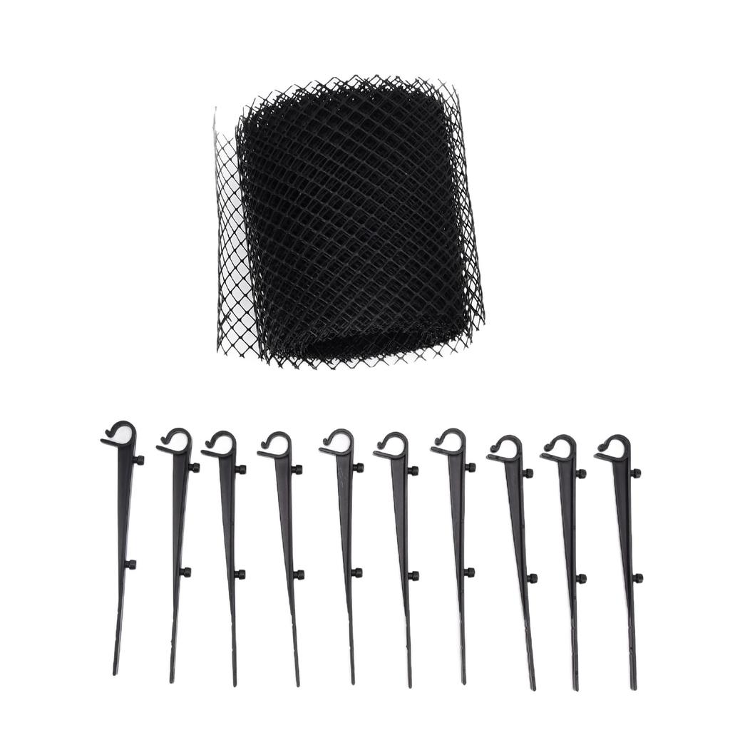 Wiederverwendbarer Kunststoff Dachrinnenablaufschutz Gitter Schutznetz Außenbereich Verstopfungsschutz Laub Schmutz Schutznetz