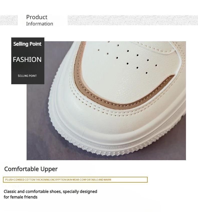 Designer Damen Board Schuhe Outdoor Freizeit Sneaker für Damen PU Leder Plateau Schuhe Tragbar Atmungsaktiv Weiblicher Laufschuh