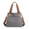 Large-Capacity Women's Canvas Tote - Korean Fashion, Casual Style, Simple Document Bag