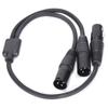 JORINDO JD6074 Câble XLR Femelle vers Double XLR Mâle Type Y Câble Microphone XLR Femelle vers Double XLR Mâle