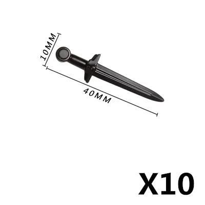 Militär Bausteine Mittelalter Mittelalterlicher Soldat Spartaner Krieger Kreuzritter Ritter Figuren Waffen Schwert Speer Armbrust MOC