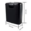 6Sheet Paper Shredder Mini Silent A4 Office 10L Capacity