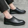Herrenschuhe Low-Top Herrenlederschuhe 2025 Frühling und Herbst Britische Herrenschuhe Business-Kleid Spitz poliert Pendlerschuhe Herren