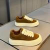 Herrenschuhe 2026 Herbst Neu Leder Sneaker Schnürung Board Schuhe Koreanische Version Dicke Sohle Höhenverstellende Schuhe Freizeitschuhe