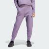 adidas Z.N.E. Tapered Knit Joggers Women Bottoms Dark-Grey-Heather Violet IN5139