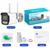 HD Dual Light Wireless WiFi Outdoor Bullet Camera with Night Vision, Mobile Remote Access, Waterproof Design, and Card Slot