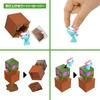 Mattel Minecraft Blooming Block Minifigures for Blind Ages 6 and Multicolor Discovery! Kids, Pack, Up, (HTK99-986E)