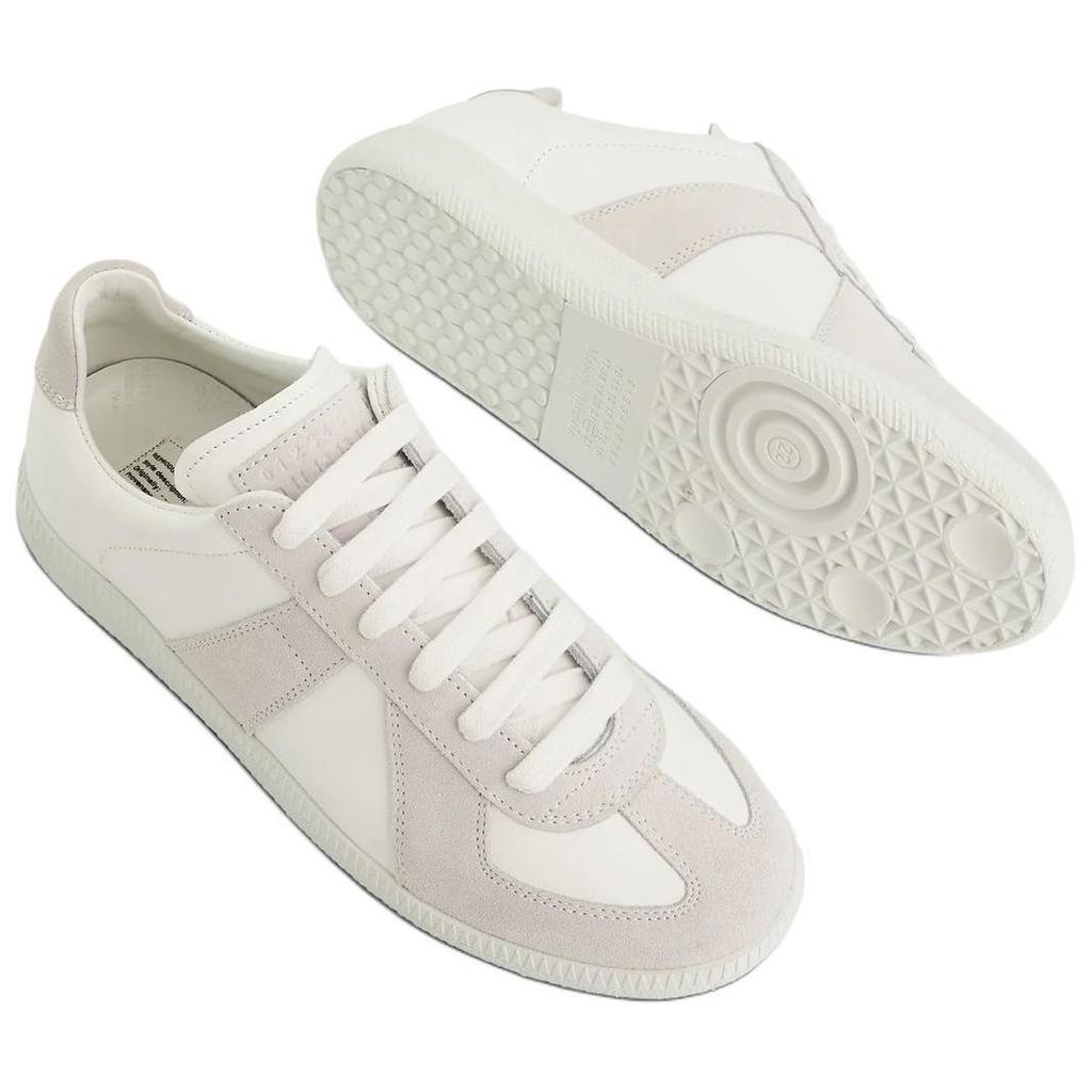 Maison Margiela Replica Leather German Army Trainers Abrasion Resistant Low top Skateboard Shoes Women's S58WS0109P1897101