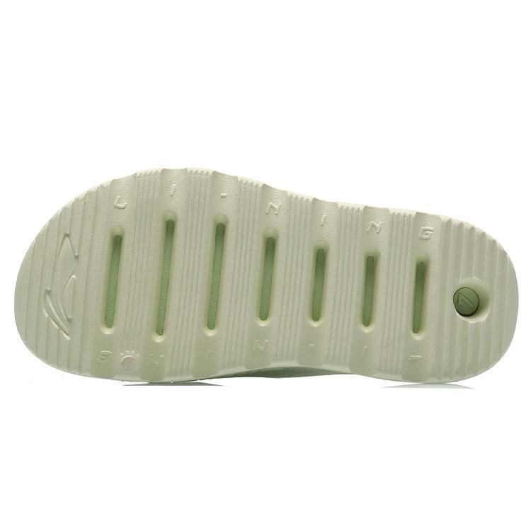 New LiNing Slide Slippers Women's Vanilla Green ABTR006-3