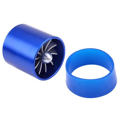 55mm Auto Lufteinlass Turbonator Einzel-Lüfter Turbine Kompressor Kraftstoffsparer Turbo