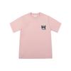 MLB New York Yankees Cartoon Series Embroidered Round Neck Straight Fit Printed Dopamine Short Sleeve T-Shirt Unisex T-Shirt Pink 31TSC2031-50P