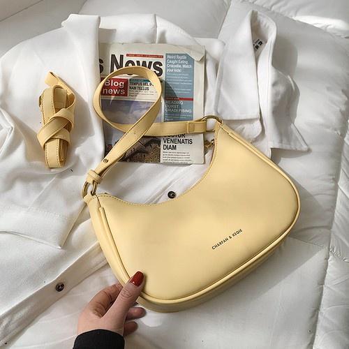 IELGY this year s popular bag women s 2025 new fashion online celebrity texture messenger bag Joker foreign shoulder underarm bag
