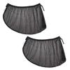 4pcs Car Window Sunshade Side Window Mesh Sun Visor Summer UV Protection Curtain