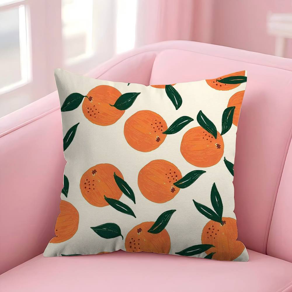 Orange Lovely All Personalized Picture Text Home Decorative Pillows Household Gifts 45X45Cm