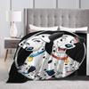 Super Soft Blankets Camping 101 Dalmatians Throw Blanket Flannel Bedspread For Living Room Comfortable Sofa Bed Cover