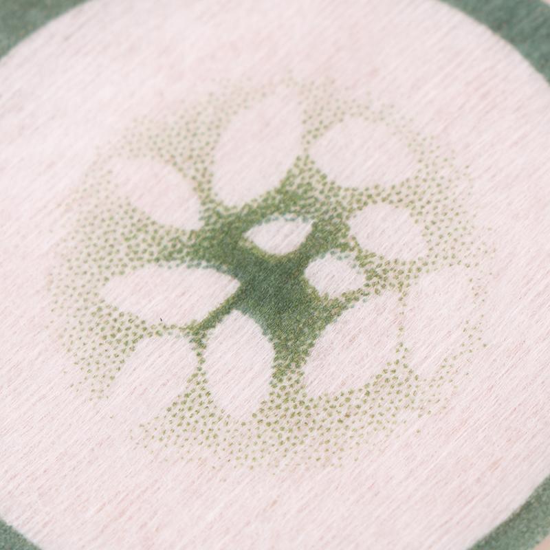 100Pcs Eye Scrub Cleansing Pad Mask Disposable Eye Scrub Cleansing Pads Pad Creative Green Cucumber Printed Eye Scrub Mask Sheet
