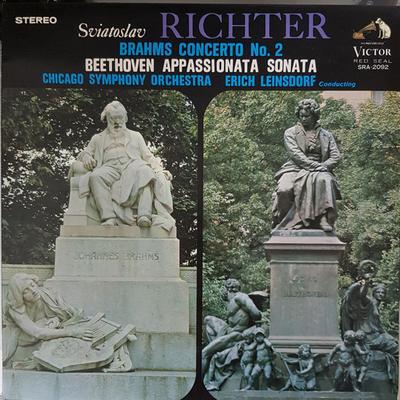 LP Record SVIATOSLAV RICHTER CHICAGO SYMPHON  Brahms Concerto No. 2  Beethoven A SRA2092 VICTOR Japan Obi Classical Used