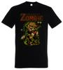 Legend Of Zombie Mens T-Shirt Mens Womens Tees Top Fun Zombie Heart Eating Brain Zelda The Game