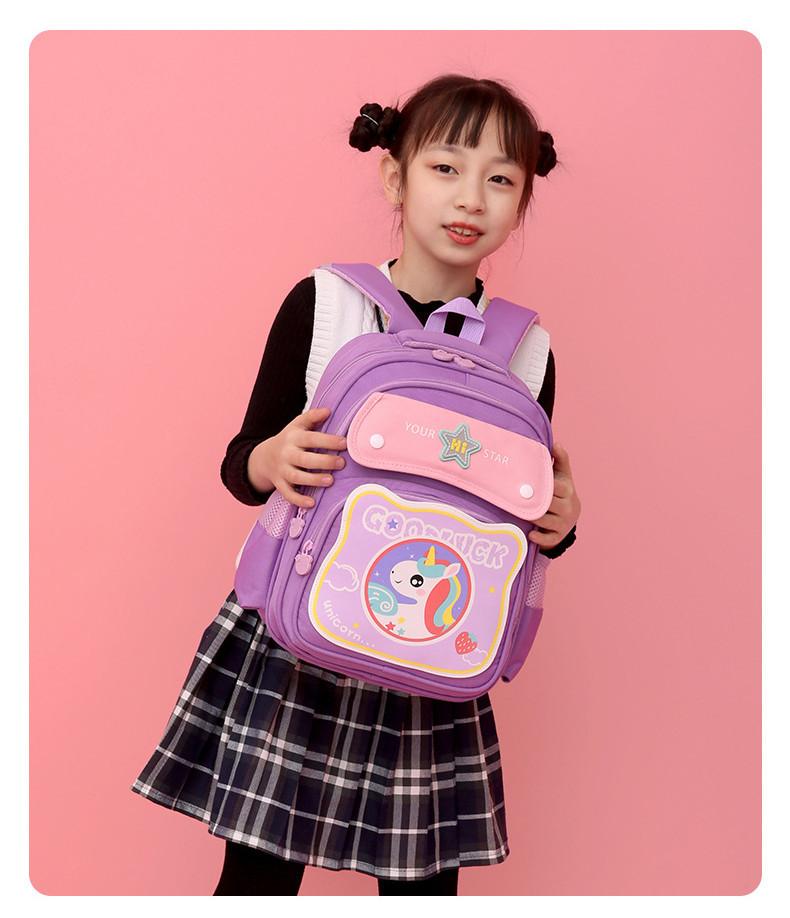 2024 New Cartoon Backpack For Girls Boys In Grade 1-2 Stylish Kids School Bag
