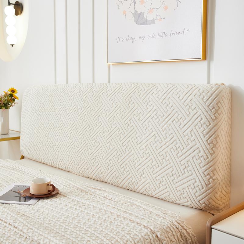 Unicolor Woven Fabric Jacquard Fabric Headboard Covers Form Fitting Cover,Form Fitting Bed Headboard,Bed Head Cover Form Fitting Cover Backrest