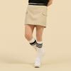 CHALLENGER Women'S Nylon Spandex H-Line Cargo Culottes Beige