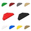 50Pcs 2419 3x6 Wedge Plate Building Blocks 3x6 Cut Corners 43127 Bricks Particle Puzzle Assemble Toys Children Birthday Gift