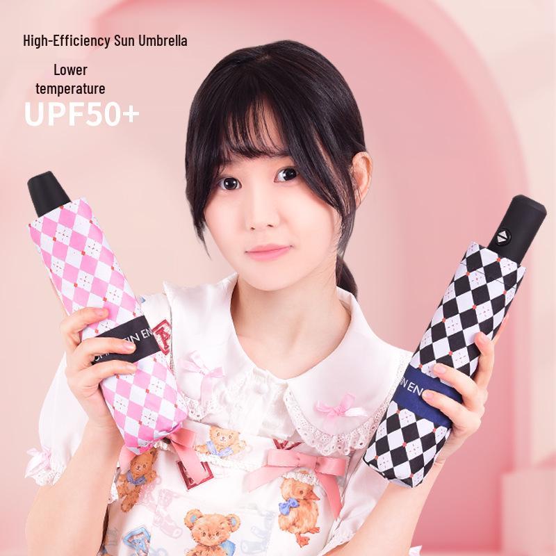 Stylish Women's UV Protection Automatic Sun/Rain Umbrella