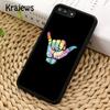 Krajews Surfer Surf Hang Loose Shaka Phone Case Cover For iPhone 17 Air 16 15 14 plus 11 12 13 pro max coque Fundas