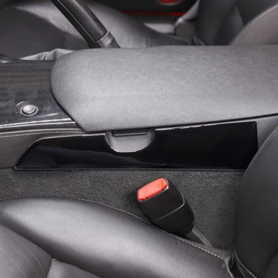 Glossy Piano Black Armrest box side trim Sticker For Corvette C6 2005-2013