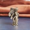 Copper Six Winged Angel God Love Cupid Statue Small Ornaments Brass Angel Figurines Desktop Decorations Home Decors Accessories
