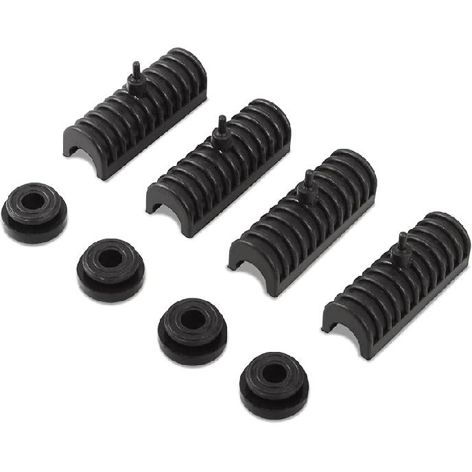 WOWTK Hard Saddlebag Rubber Grommets & Support Cushions Mounts For HD Harley Touring 1993-2013,For Road Glide/Road King/Street Glide/Electra Glide