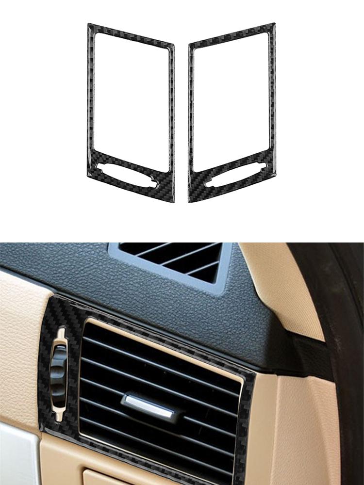 Carbon Fiber Car Interior Center Console Gear Shift Panel Decoration Stickers For BMW X3 2004-2010 Car Accessories