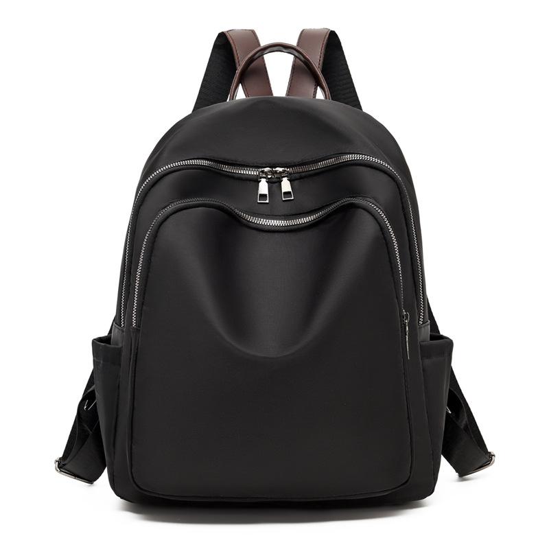 Рюкзак Оксфорд большой вместимости Женский дорожный рюкзак Студенческий школьный рюкзак чёрный